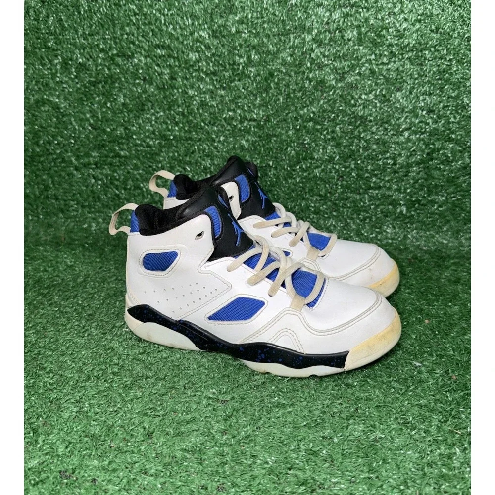Nike Air Jordan Toddler Size 12C Flight Blue White Walking Shoes Casual Sneakers